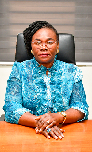 Lydie ELENGA NGOLLO née MOSSA GNEKAMBI, Directrice des études et de la planification